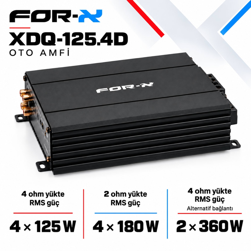 FOR-X XDQ-125.4D Oto Amfi