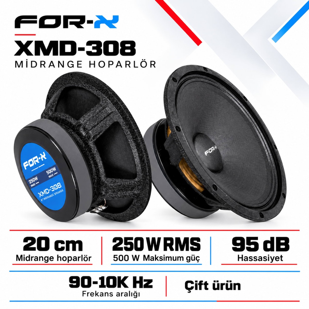 FOR-X XMD-308 Midrange Hoparlör