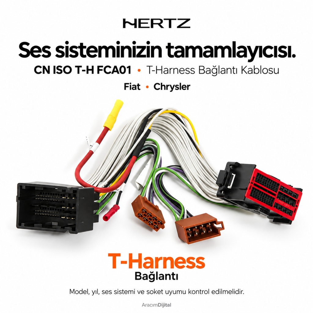 Hertz CN ISO T-H FCA01 T-Harness Bağlantı Kablosu