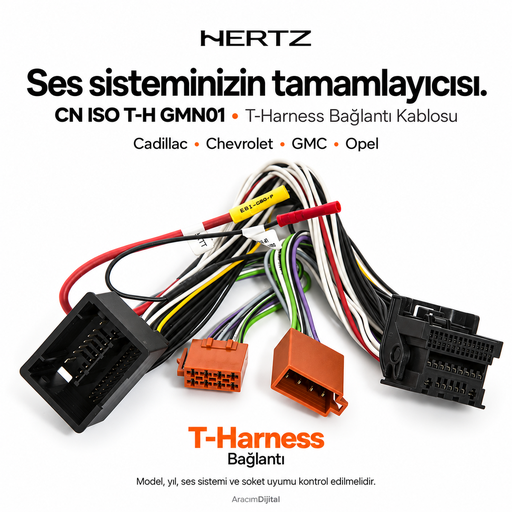 Hertz CN ISO T-H GMN01 T-Harness Bağlantı Kablosu