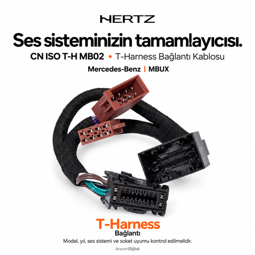 Hertz CN ISO T-H MB02 T-Harness Bağlantı Kablosu