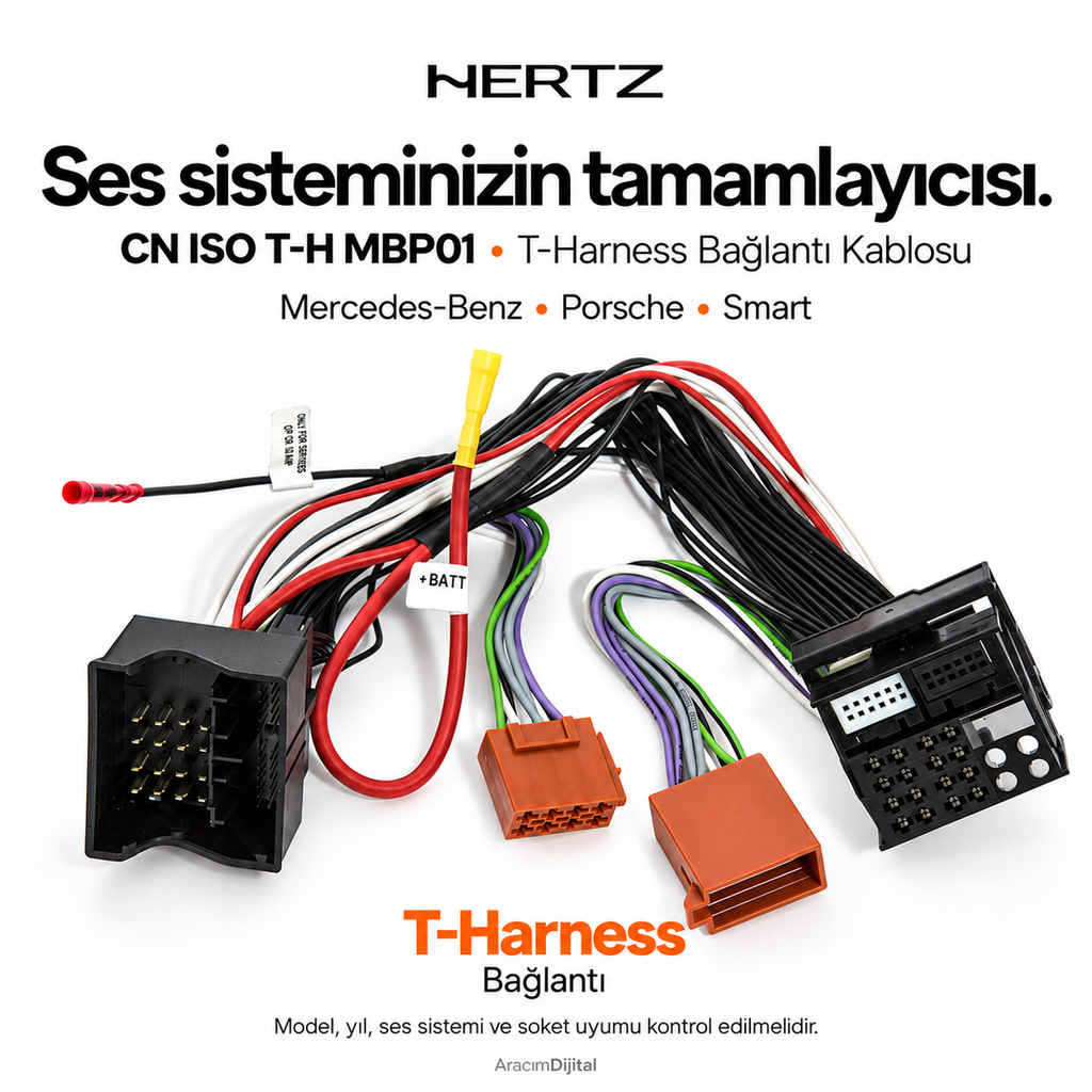 Hertz CN ISO T-H MBP01 T-Harness Bağlantı Kablosu