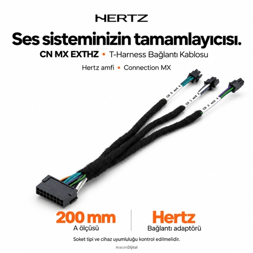 Hertz CN MX EXTHZ T-Harness Bağlantı Kablosu
