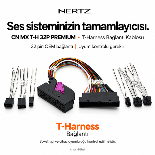 Hertz CN MX T-H 32P PREMIUM T-Harness Bağlantı Kablosu