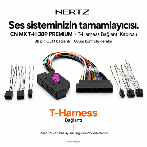 Hertz CN MX T-H 38P PREMIUM T-Harness Bağlantı Kablosu