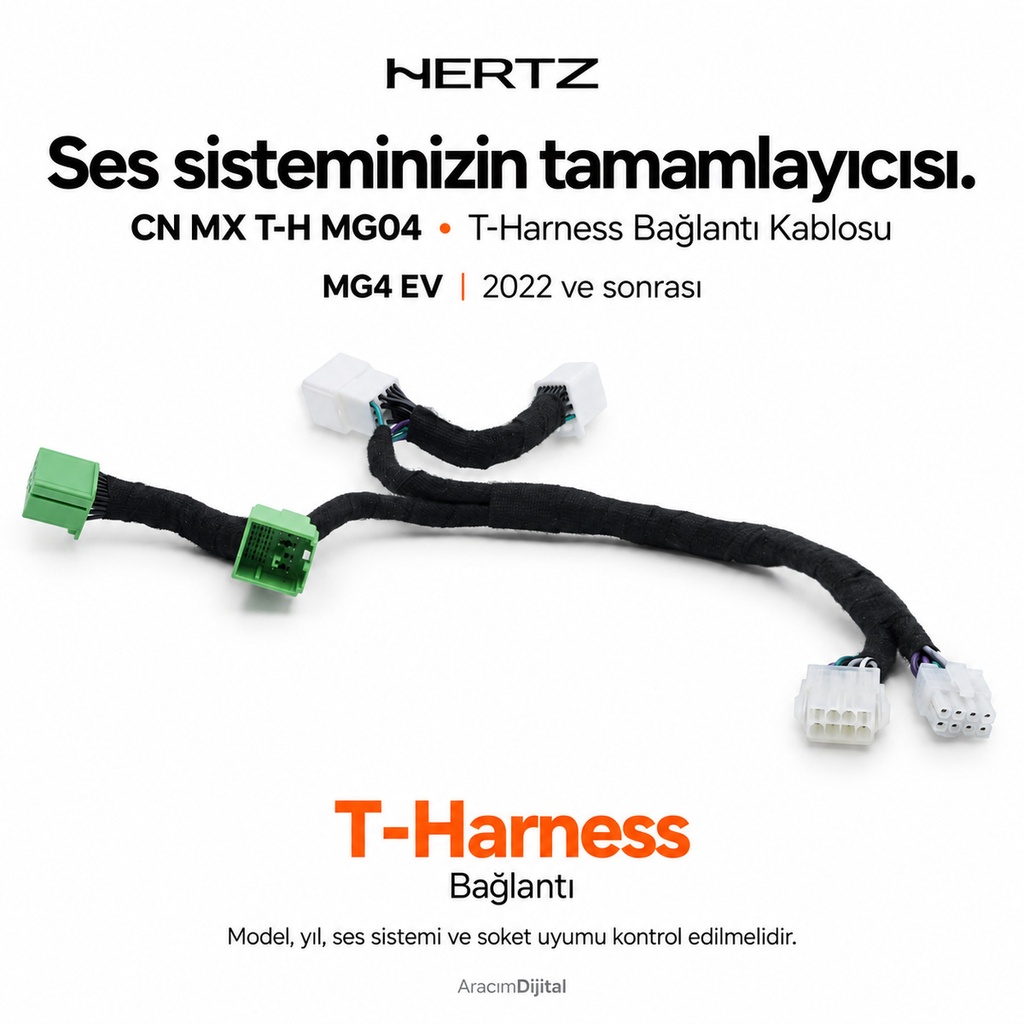 Hertz CN MX T-H MG04 T-Harness Bağlantı Kablosu