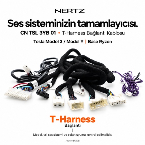 Hertz CN TSL 3YB 01 T-Harness Bağlantı Kablosu