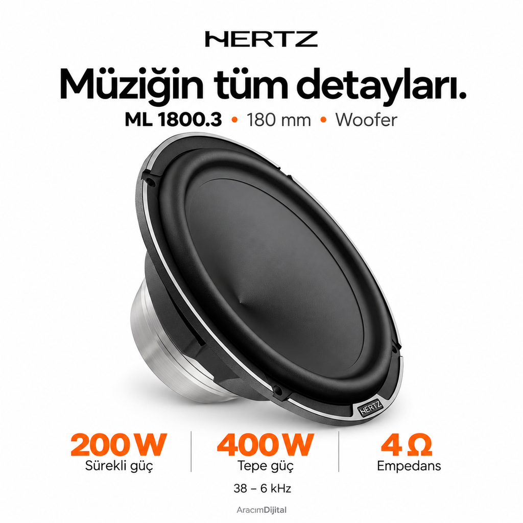 Hertz ML 1800.3 Woofer