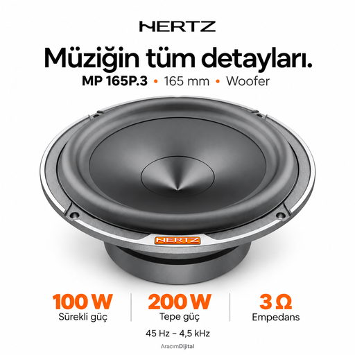 Hertz MP 165P.3 Woofer