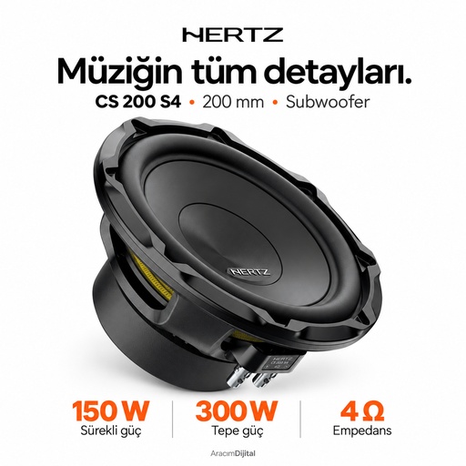 Hertz CS 200 S4 Subwoofer