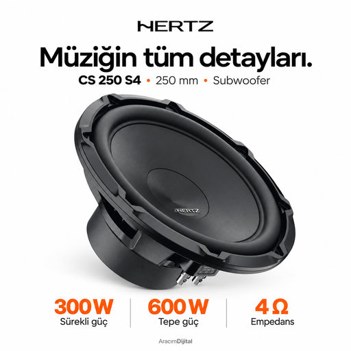 Hertz CS 250 S4 Subwoofer