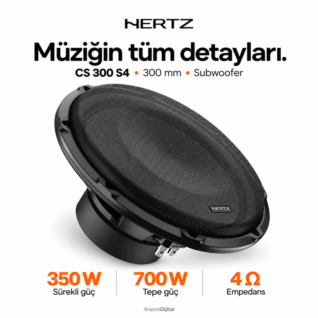 Hertz CS 300 S4 Subwoofer