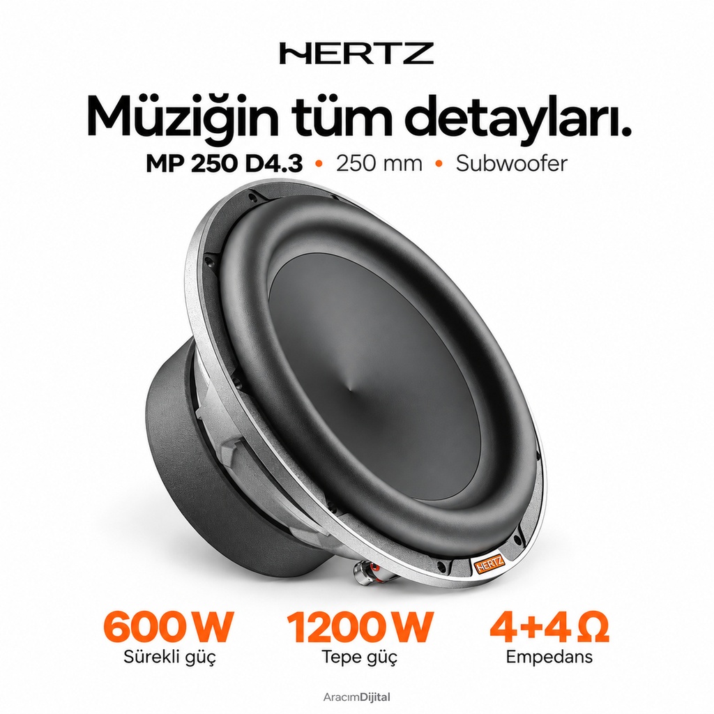 Hertz MP 250 D4.3 Subwoofer