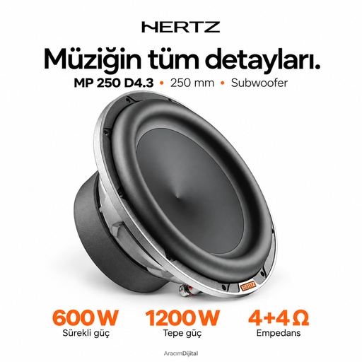 Hertz MP 250 D4.3 Subwoofer