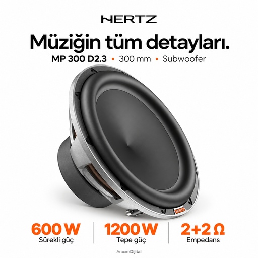 Hertz MP 300 D2.3 Subwoofer