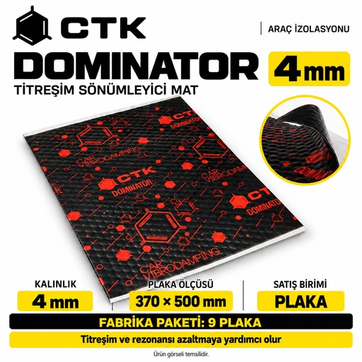 CTK Dominator 4 mm — 700 × 500 mm — 7 Levha Paket