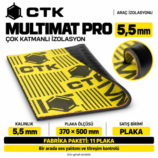 CTK Multimat Pro 5,5 mm — 370 × 500 mm — 11 Levha Paket