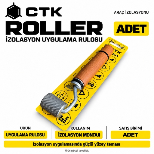 CTK Roller İzolasyon uygulama rulosu