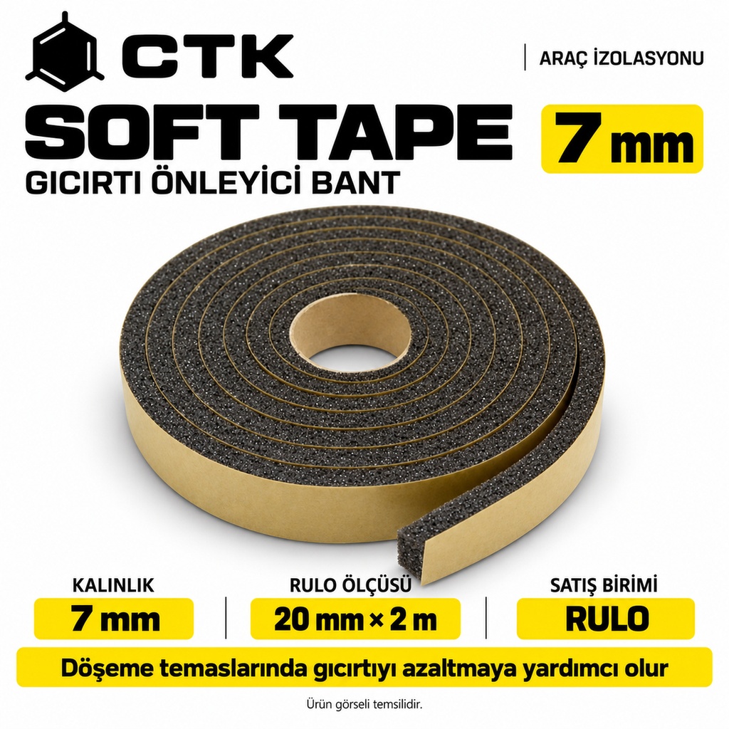 CTK Soft Tape 7 mm — 20 × 200 mm