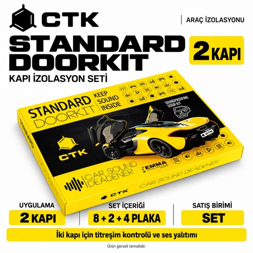 CTK Standard Doorkit Kapı İzolasyon Seti