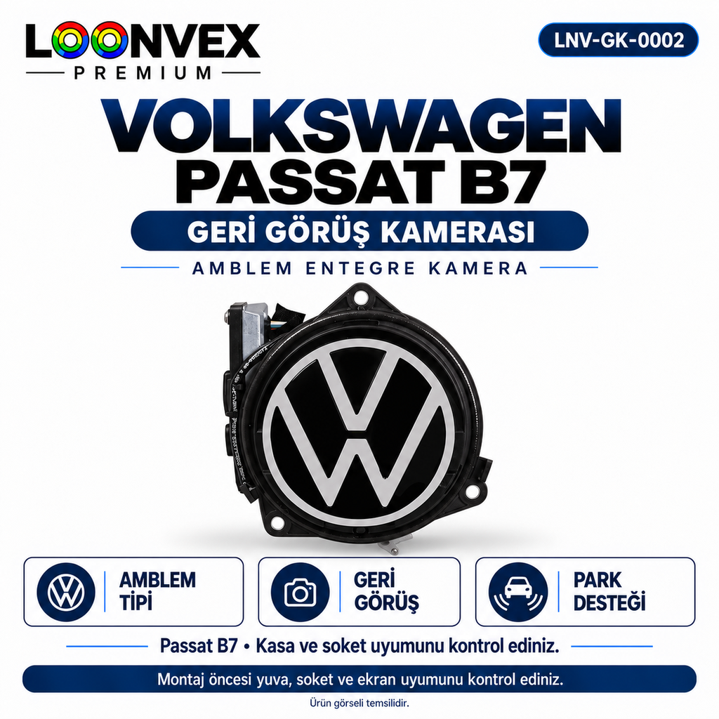 LOONVEX VOLKSWAGEN PASSAT B7 Geri Görüş Kamerası
