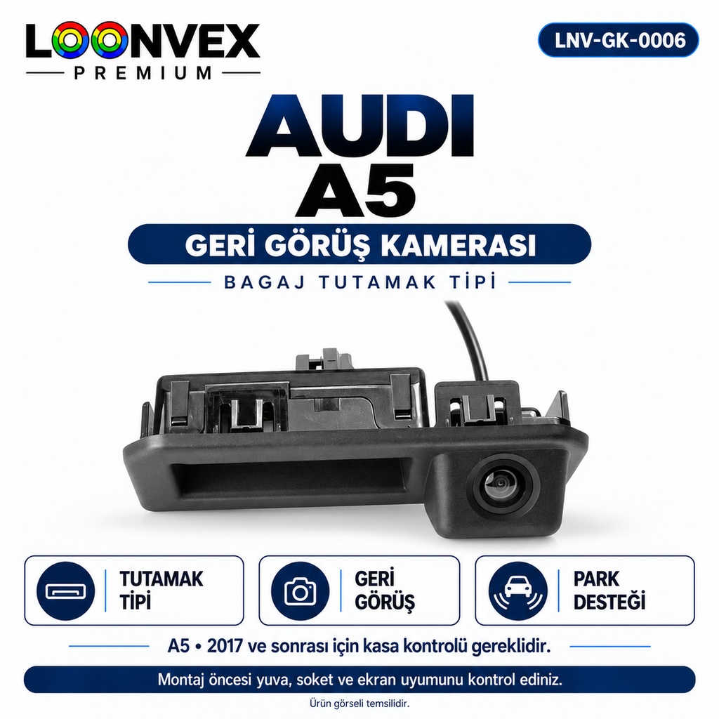 LOONVEX AUDI A5 Geri Görüş Kamerası