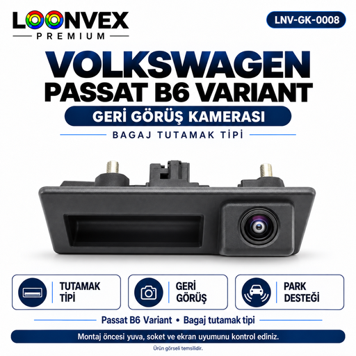 LOONVEX VOLKSWAGEN PASSAT B6 VARIANT Geri Görüş Kamerası