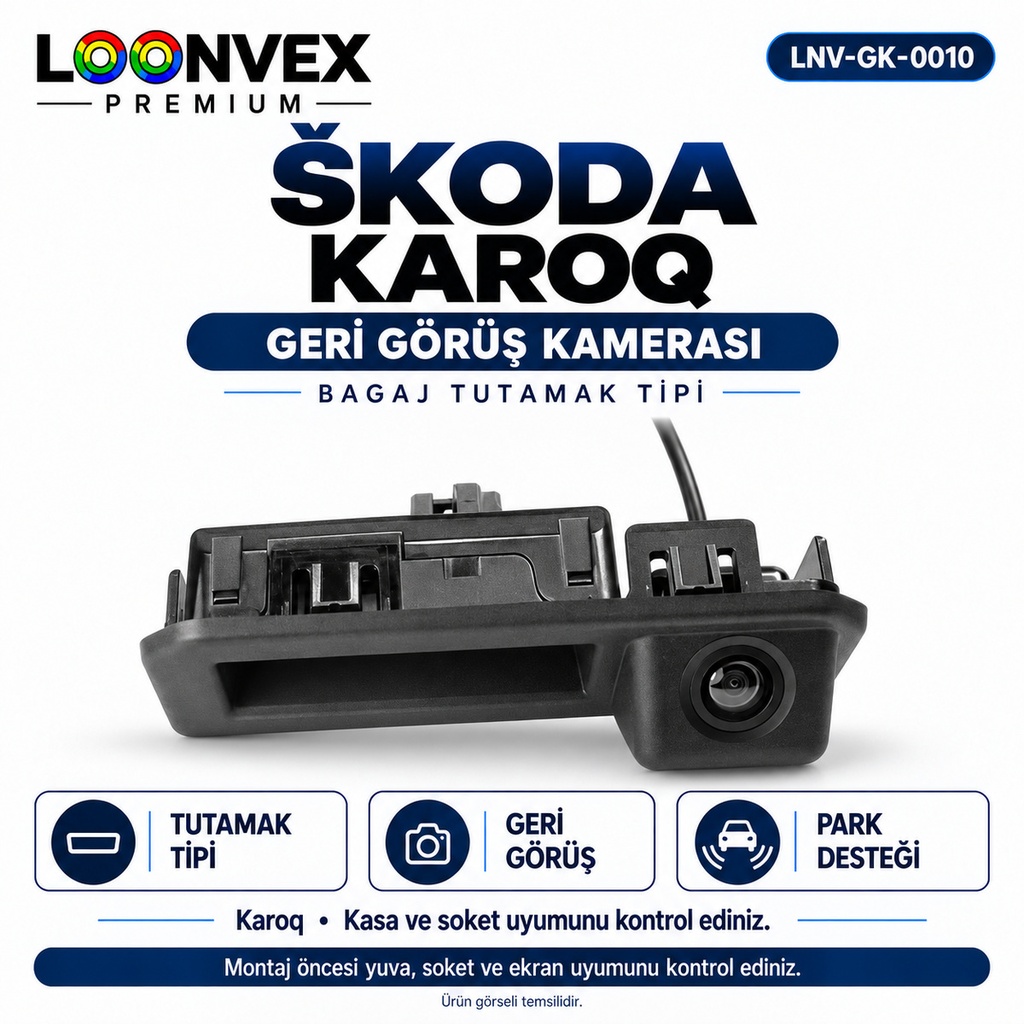 LOONVEX ŠKODA KAROQ Geri Görüş Kamerası
