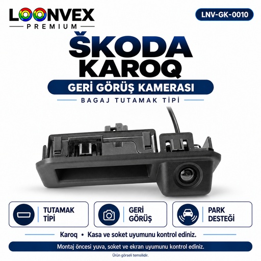 LOONVEX ŠKODA KAROQ Geri Görüş Kamerası