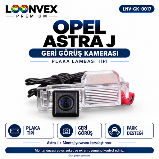 LOONVEX OPEL ASTRA J Geri Görüş Kamerası