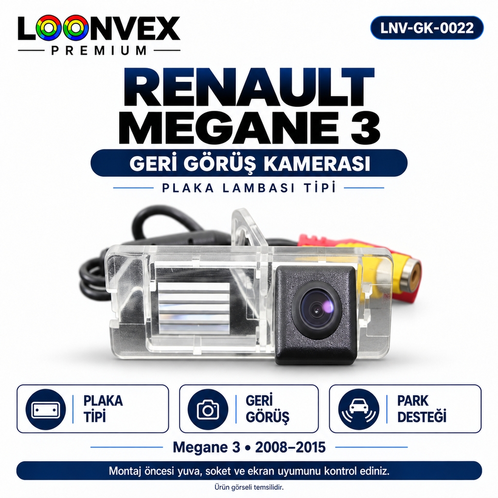 LOONVEX RENAULT MEGANE 3 Geri Görüş Kamerası