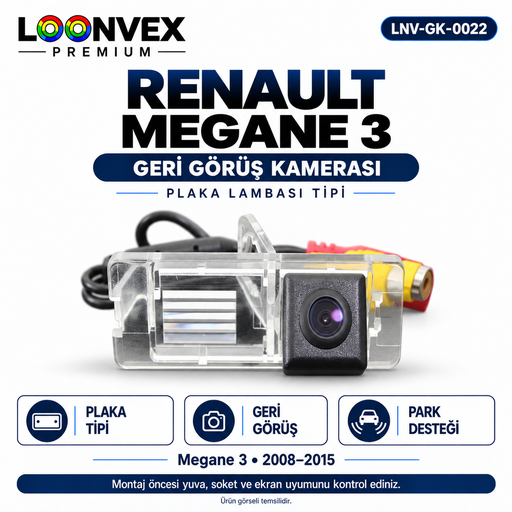 LOONVEX RENAULT MEGANE 3 Geri Görüş Kamerası