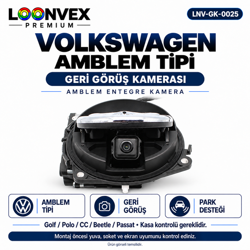 LOONVEX VOLKSWAGEN AMBLEM TİPİ Geri Görüş Kamerası