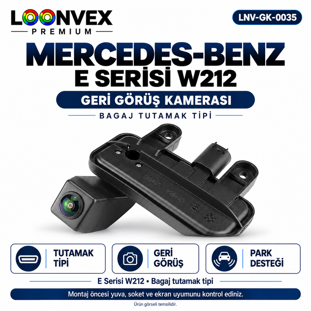 LOONVEX MERCEDES-BENZ E SERİSİ W212 Geri Görüş Kamerası