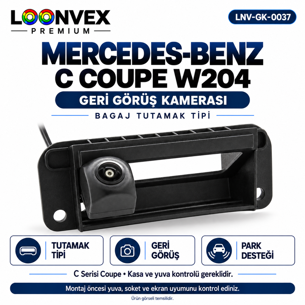 LOONVEX MERCEDES-BENZ C COUPE W204 Geri Görüş Kamerası