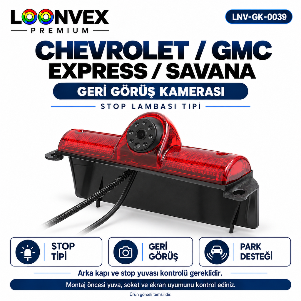 LOONVEX CHEVROLET / GMC EXPRESS / SAVANA Geri Görüş Kamerası