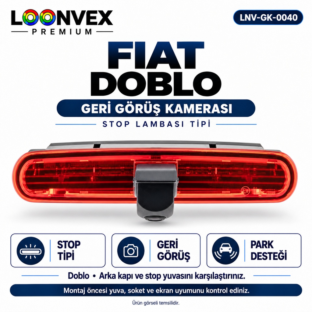 LOONVEX FIAT DOBLO Geri Görüş Kamerası