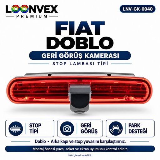 LOONVEX FIAT DOBLO Geri Görüş Kamerası