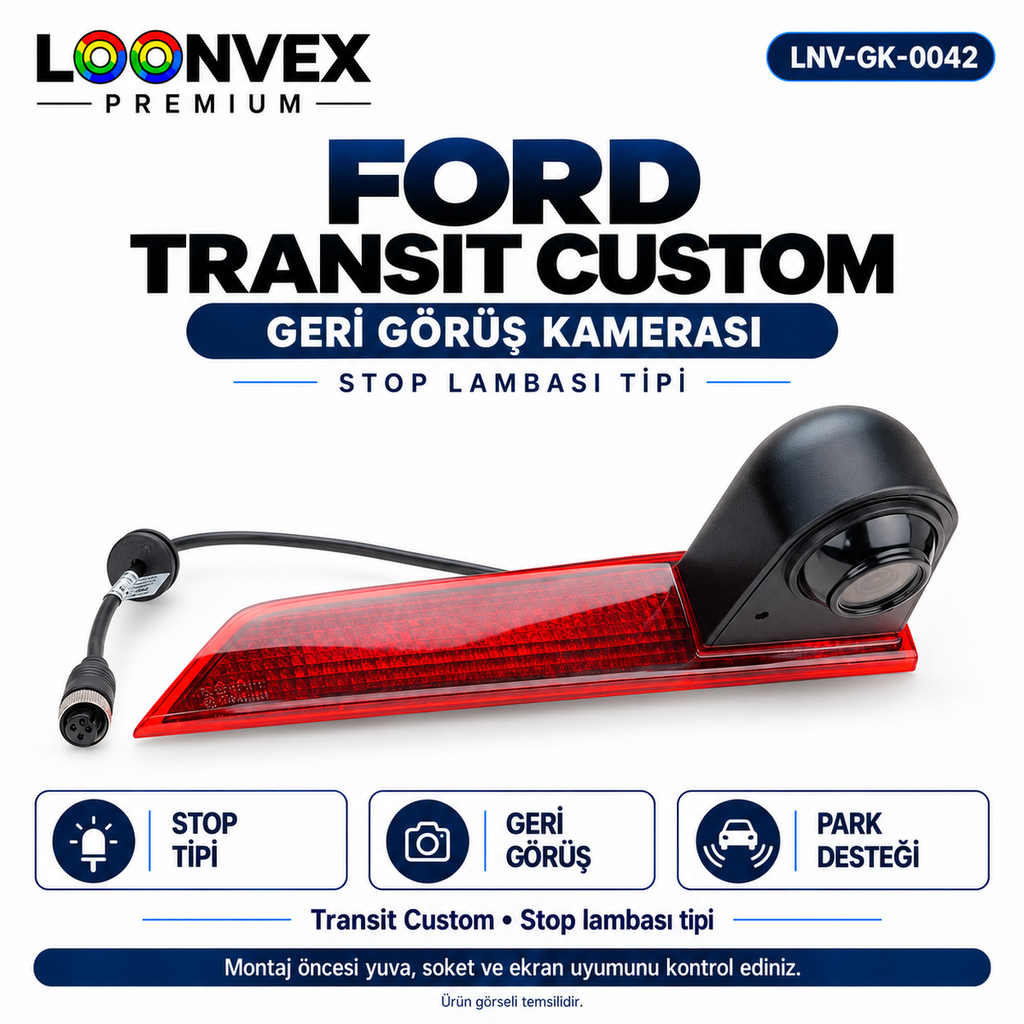 LOONVEX FORD TRANSIT CUSTOM Geri Görüş Kamerası