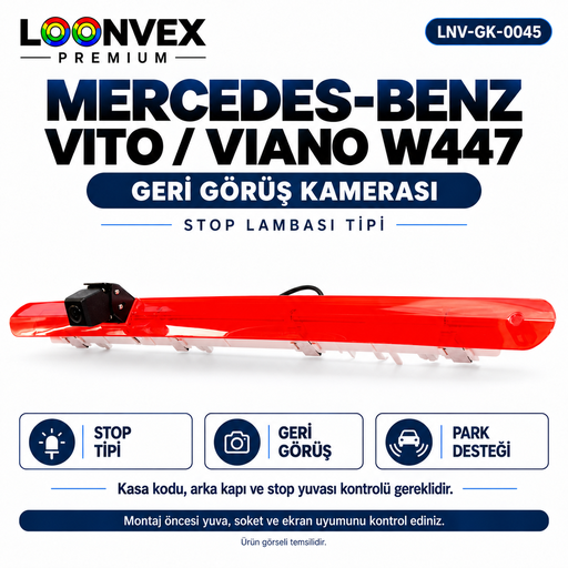 LOONVEX MERCEDES-BENZ VITO / VIANO W447 Geri Görüş Kamerası