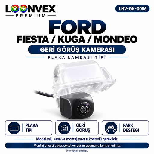 LOONVEX FORD FIESTA / KUGA / MONDEO Geri Görüş Kamerası
