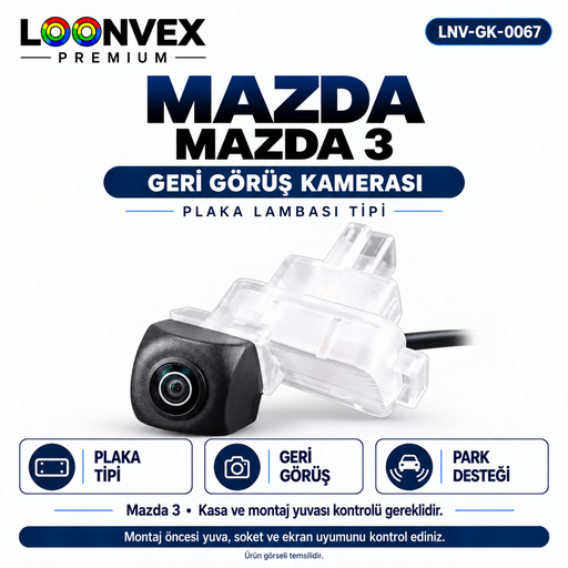 LOONVEX MAZDA 3 Geri Görüş Kamerası