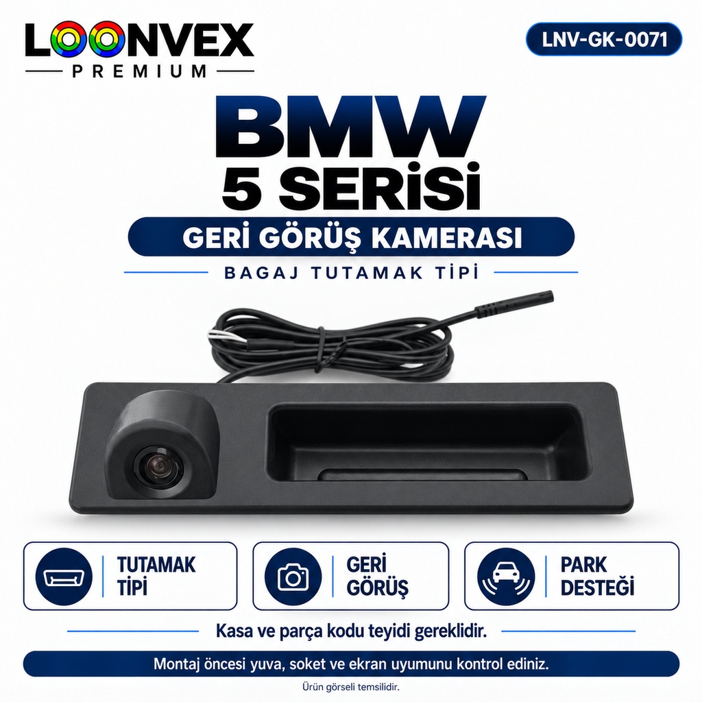 LOONVEX BMW 5 SERİSİ Geri Görüş Kamerası