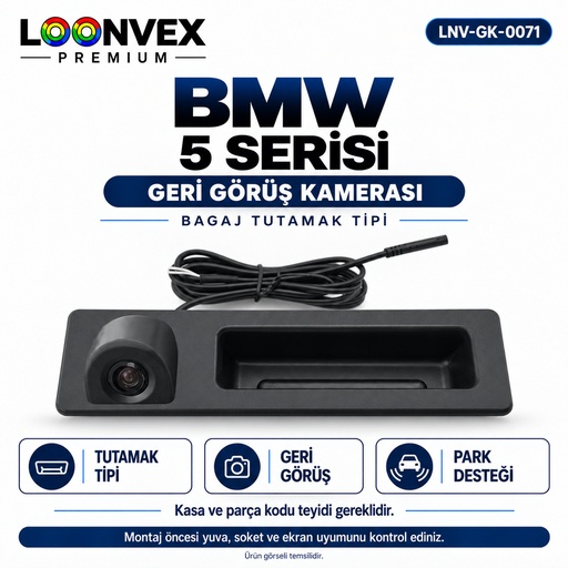 LOONVEX BMW 5 SERİSİ Geri Görüş Kamerası