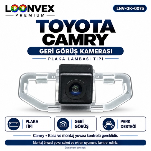 LOONVEX TOYOTA CAMRY Geri Görüş Kamerası