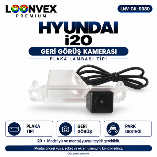 LOONVEX HYUNDAI i20 Geri Görüş Kamerası