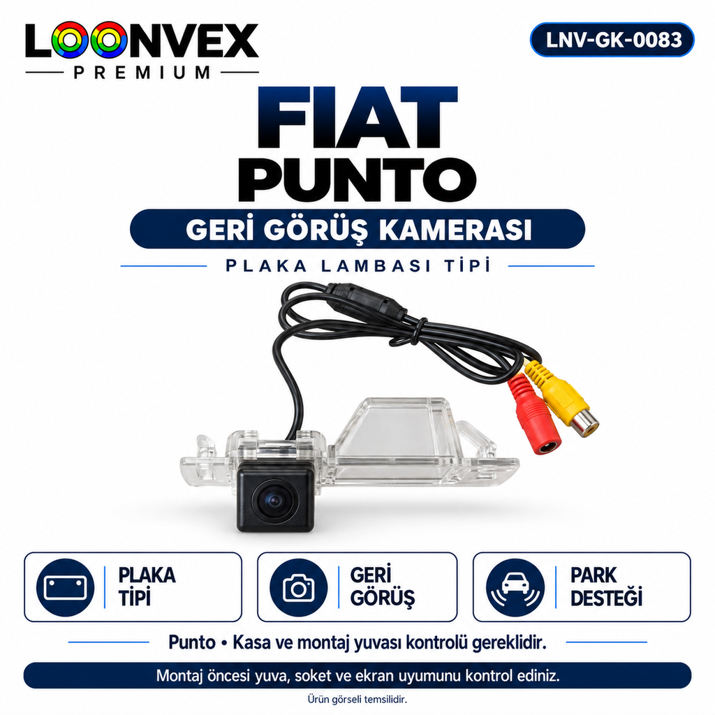 LOONVEX FIAT PUNTO Geri Görüş Kamerası