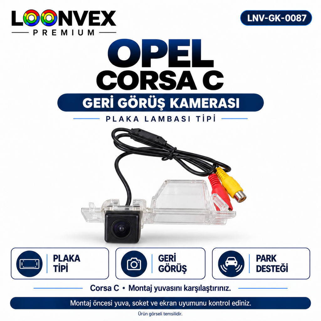 LOONVEX OPEL CORSA C Geri Görüş Kamerası