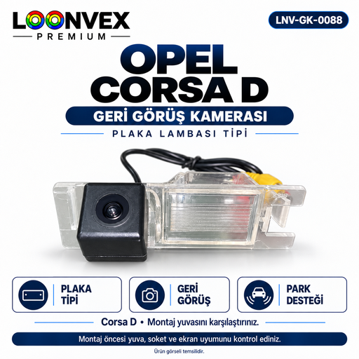 LOONVEX OPEL CORSA D Geri Görüş Kamerası