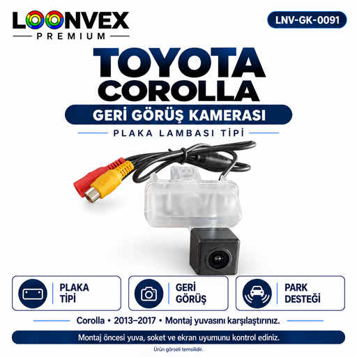 LOONVEX TOYOTA COROLLA Geri Görüş Kamerası